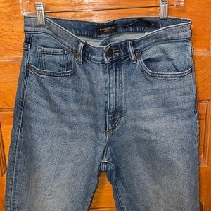 BR high rise straight leg jeans